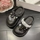 thumbnail image 4 of Sandalias elegantes para mujer, zuecos a la moda, toboganes de playa y calle, zapatillas que aumentan la altura, novedad de 2023, 4 of 4
