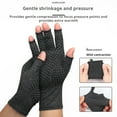 thumbnail image 4 of Lufly Gifts for Father Pressure Gloves Half Finger Cycling Joint Care Antiskid Sports Fitness Cycling Gloves, 4 of 5