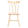 thumbnail image 5 of SAFAVIEH Friar Contemporary Dining Chair, Natural, Set of 2 (21 in. W x D x 36 in. H), 5 of 13