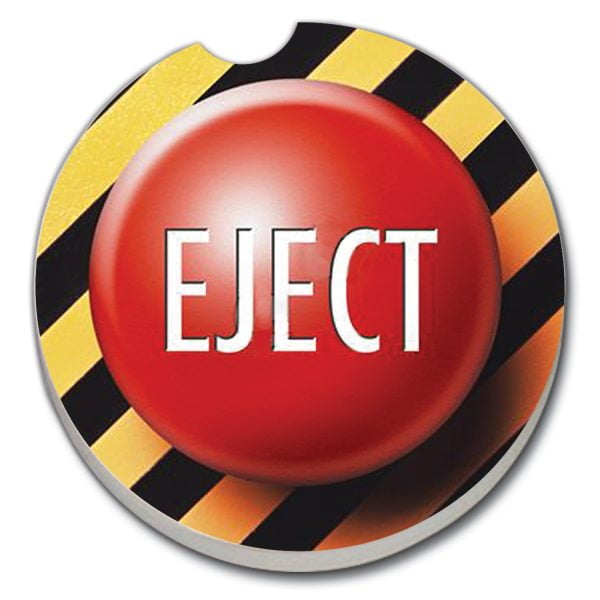 Counterart Eject Button 1 Pack Absorbent Car Coaster Walmart Com