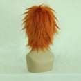 thumbnail image 4 of Unique Bargains Wigs for Women 14" Orange Gold Tone Wigs with Wig Cap, 4 of 6