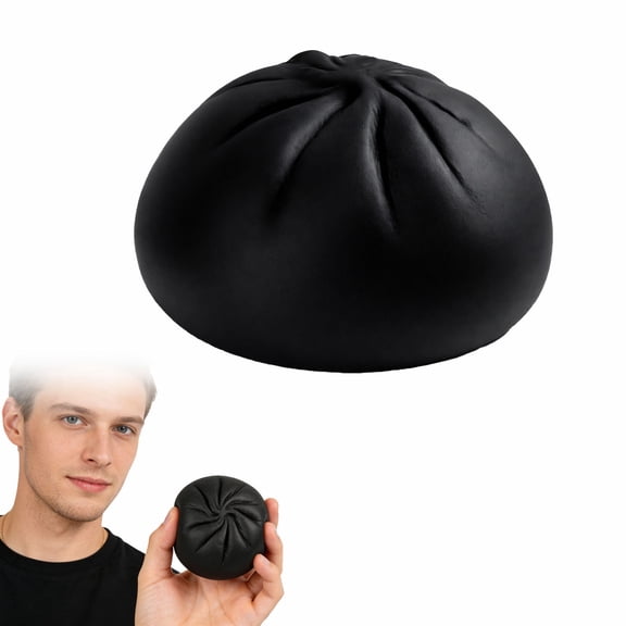 Aoznliie Squeeze Balls Stress Toys, Dumpling Shape Fidget Toys Upgraded Fidget Ball for Office Home, Relaxation Gift, 2.5in