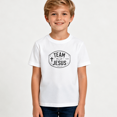 thumbnail image 2 of Boys Graphic T Shirt Team Jesus Short Sleeve Tee Faith Religious Quote Style 100% Cotton Soft Kids Tops 4-13Y, 2 of 5