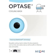 OPTASE Cooling Eye Mask - Reusable Cooling Mask Featuring HydroCool Tech Designed to Relieve Allergy Symptoms Such As Itchy, Red, Watery Eyes as Well as Puffy or Inflamed Eyes and Eyelids.