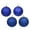 Cobalt Blue, variant on Vickerman 3" Burnished Orange 4-Finish Ball Ornament Assortment, 16 per Box