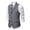 Dark Gray, variant on WIZUTIZ Men's Casual Vest Solid Color Vintage Lapel Button Front Multi-Pocket Sleeveless Breathable Lightweight Summer Fashion Waistcoat
