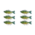 thumbnail image 2 of Greeniant 3 piezas de señuelos de pesca agua salada reutilizable cebo falso Swimbait Crankbait Type2 NO2 Greeniant CBP501938, 2 of 6
