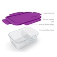 thumbnail image 4 of Bentgo&Acirc;&reg; Glass Snack - Leak-Proof Bento-Style Snack Container with Airtight Lid and Divid, 4 of 7