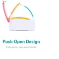 thumbnail image 4 of AM PM Weekly 7 Day Pill Organizer, Large Daily Pill Cases Pill Box with Easy Push Button Design for Pills/Vitamin/Fish Oil/Supplements (Rainbow), 4 of 9