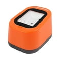 thumbnail image 1 of Wired Barcode Scanner USB Versatile Scanning Hands-free Scan QR Code 1D&2D Code Reader for Supermarkets/Stores (Orange), 1 of 7