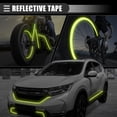 thumbnail image 2 of Cinta Reflectante Única para Automóviles y Motocicletas Hoja Reflectante de Alta Brillo 1cmx8m Verde Fluorescente, 2 of 7