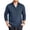 Blue Pullover for Men, variant on Quarter Zip Quilted Pullover Men Stand Collar Long Sleeve Casual Sweater Blue XXL