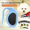 thumbnail image 2 of Supplies Open Knot Comb Pet Hair Remover Brush Dog Comb Cats Grooming Tools, 2 of 5