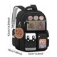 thumbnail image 2 of Mochila Con Capibara De Gran Capacidad Para Estudiantes De Secundaria Resistente Y Fácil De Limpiar Diseño Ergonómico Para La Espalda, 2 of 5