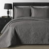 Oversized and Lightweight Leafage 3-piece Bedspread Coverlet Set