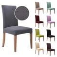 thumbnail image 2 of Adjustable Chair Covers Slipcover Dining Room Chair Seat Protector Housse Chaise For Home Office Stool, 2 of 7