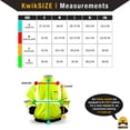 thumbnail image 6 of KwikSafety (Charlotte, NC) GUARD Bomber Safety Jacket (FOLDABLE HOOD) Black Cuff Class 3 Hi Visibility Water Resistant ANSI OSHA Reflective Hoodie Winter Construction Gear Men | Yellow 2XL, 6 of 6