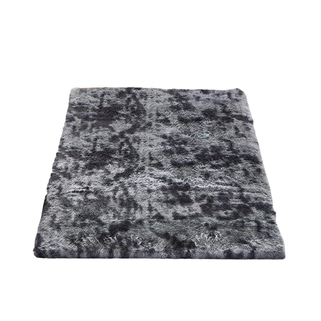 Alfombra Decorativa Sala De Estar Y Dormitorio 120 X 160 Cm Gris oscuro