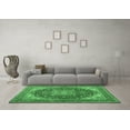 thumbnail image 3 of Ahgly Company Indoor Rectangle Medallion Emerald Green Traditional Area Rugs, 5' x 8', 3 of 4