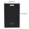 thumbnail image 4 of 2X Wallet Track Card Location Tracking Device Wireless Charging Wallet Phone Finder Works for Find My Tracker Tag A,2 x Track Card,Black, 4 of 6