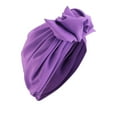 thumbnail image 2 of Weikingp Clearance! Hair Accessories for Women, Women Head Scarf Hat Cap Hair Scarf Turban Head Wrap Turban Hats Headwear, Hair Bows, Hair Ties, Headbands for Women Purple, 2 of 5