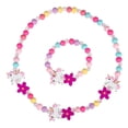 thumbnail image 1 of Amosfun 1 Set Wooden Children Jewelry Set Unicorn Beads Colorful Necklace and Bracelet Gift for Party Birthday, 1 of 4