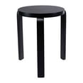 thumbnail image 3 of Mateo Round Backless Stacking Stools - Set of 2 - Black, 3 of 5