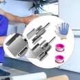 thumbnail image 1 of Kit de 2 herramientas de fontanería para roscar tuberías, 1/2'' 3/4'', versátil, con integración interna y externa, para reparaciones, 1 of 8