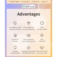 thumbnail image 4 of Air Tracker Tags-2 Pack, Tracker Tag Works with Apple Find My (iOS Only), Smart Bluetooth Tracker and Item Locator for Key, Luggage,Backpack,Wallet and More[Apple MFi Certified], 4 of 7