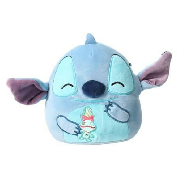 Squishmallows Official Kellytoys 8 Inch Stitch the Alien With Scrump Ultimate Soft Plush Toy
