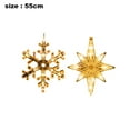 thumbnail image 2 of Christmas Window Silhouette Lights Decorations - Pack of 2 for Holiday Indoor Wall Door Glass Decor - Polaris + Snowflake, 2 of 5