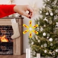 thumbnail image 4 of 4" Sugar Daddy Lollipop Snowflake Christmas Ornament, 4 of 6