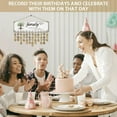 thumbnail image 3 of 1 Set Wooden Family Birthday Reminder Calendar BoardBirthday Family Tree Board With Tags DIY Birthday Tracker Hanging Plaque 12x40cm/4.7x15.5inch for Home Decoration Friends, 3 of 7