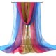 thumbnail image 3 of Foulard de mujer degradado de Color sólido de gasa Georgette bufanda Bandana elegante Mantón largo Hijab protección solar de verano, 3 of 5