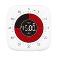 thumbnail image 2 of Digital Rechargeable Visual Timer, 60 Seconds Automatically Turn Off Adjustable Brightness Silent 60 Minute Countdown Digital Timer  For Desk, 2 of 8
