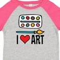 thumbnail image 4 of Inktastic Painting I Love Art Boys or Girls Toddler T-Shirt, 4 of 5