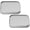 Gray, variant on Caraway Silicone Base Stackable Drip Catching Heat-Resistant Non-Slip Spoon Rest Perracotta Set of 2