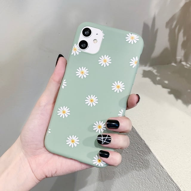 Ottwn, funda de teléfono con flores de margaritas coloridas para iPhone 14 Pro Max 11 12 13 Pro Max X XR XS Max 7 8 6 6s 14 Plus, funda trasera suave de TPU Tan Jianjun unisex