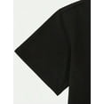 thumbnail image 5 of Men Loose-Fitting Ghost Face Graphic Short Sleeve T-Shirt, For Going Out, For Friends, 5 of 7