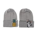 thumbnail image 4 of Okbabeha Newborn Hospital Hat Infant Baby Hat Cap with Embroidery Soft Cute Knot Nursery Beanie Hats 0-6 Months, 4 of 5