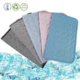 thumbnail image 2 of Almohadilla refrescante para perros ZHAOCHENG, cama fría de gel no tóxico, 2XL, rosa, 2 of 5