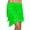 Green, variant on Fringe Skirt Latin Dance Salsa Tango Ballroom Tassel Skirts Women Halloween Cowgirl Rave Clothing