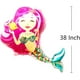 thumbnail image 2 of Juego de 2 globos gigantes de sirena de 38 "para cumpleaños, fiesta temática marina, decoración de boda JFHHH pequeña, 2 of 5