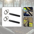 thumbnail image 5 of 2 grilletes de liberación rápida con asa, portátiles, para máscaras Scba, accesorios para bomberos, para actividades de al libre. plata, 5 of 5
