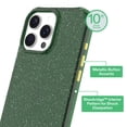 thumbnail image 4 of onn Sparkle Phone Case for iPhone 16 Pro Max - Green with Gold Glitter, 4 of 6