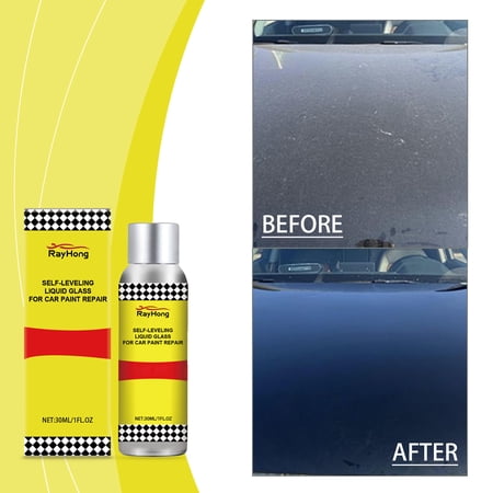 Car Paint Care Liquid, PTFE & Zirconia Dioxide Formula, Polish & Restore Car Paint, UV & Oxidation Protection, Quick Shine & Water Repellent, for All Car Paint Surfaces