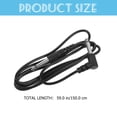thumbnail image 2 of Raindrops 8pcs Bass Guitar Cable Black Rubber Secure Connection for Home Use, 2 of 6