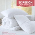 thumbnail image 2 of ALVANA Set de Edredón 3 Piezas Acolchado Extra Grande Hipoalergénico Relleno Suave de Microfibra Down Alternative Ideal para Todo el Año Uso como Edredón o para Funda Duvet, 2 of 6