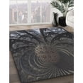 thumbnail image 2 of Ahgly Company Indoor Square Patterned Mid Gray Novelty Area Rugs, 8' Square, 2 of 6