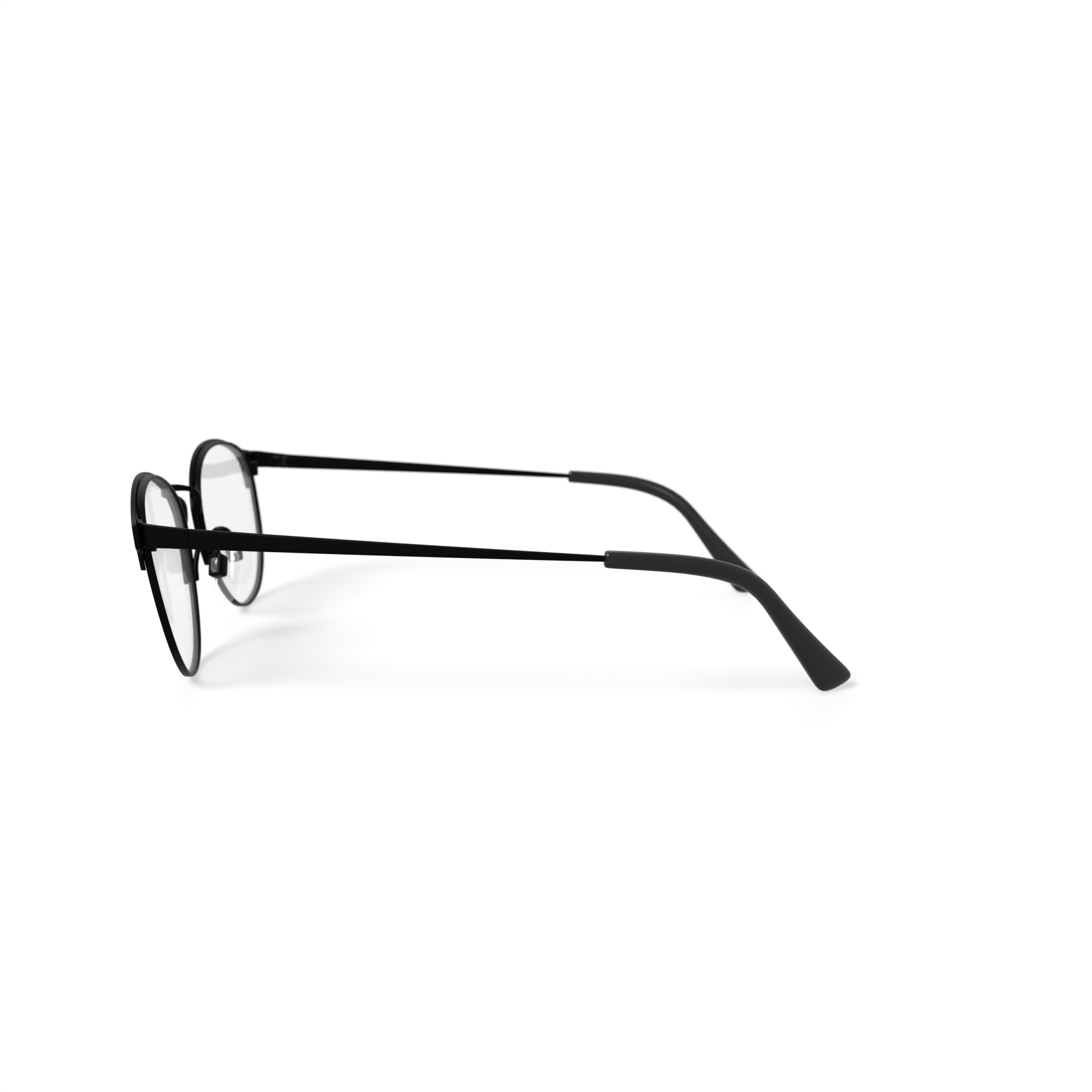 TiFlex Men's T1778 Round Prescription Eyeglasses with Case, Black